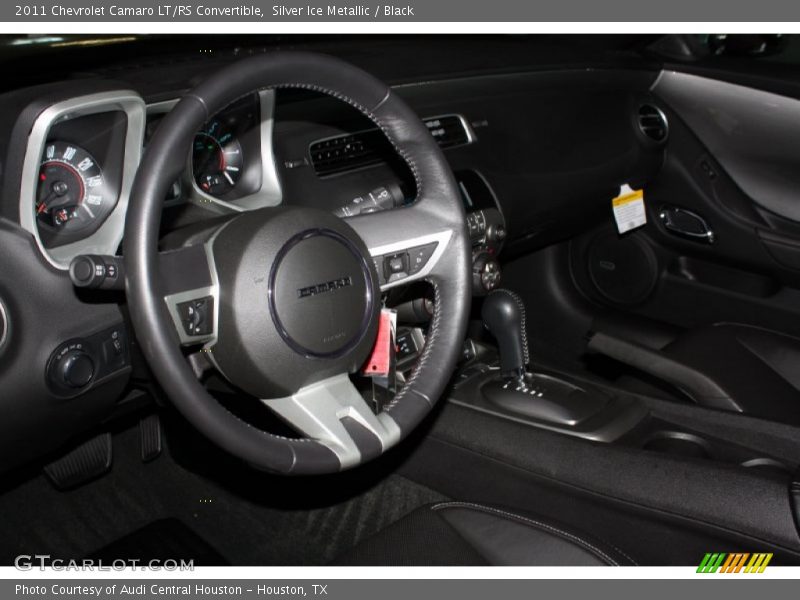 Silver Ice Metallic / Black 2011 Chevrolet Camaro LT/RS Convertible