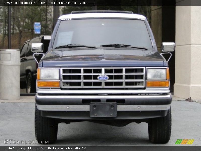 Twilight Blue Metallic / Blue 1989 Ford Bronco II XLT 4x4
