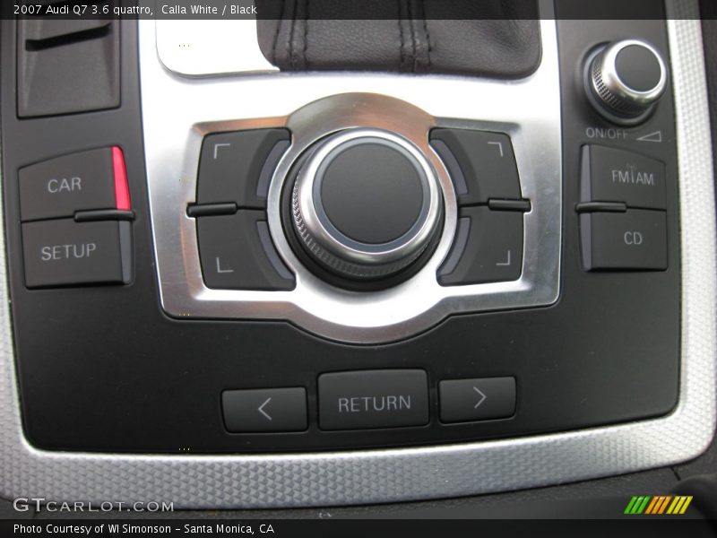 Calla White / Black 2007 Audi Q7 3.6 quattro