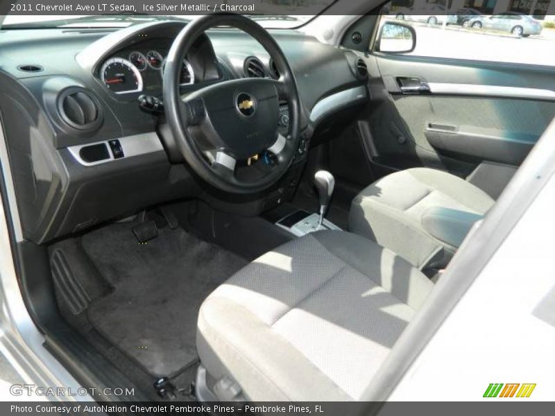 Ice Silver Metallic / Charcoal 2011 Chevrolet Aveo LT Sedan