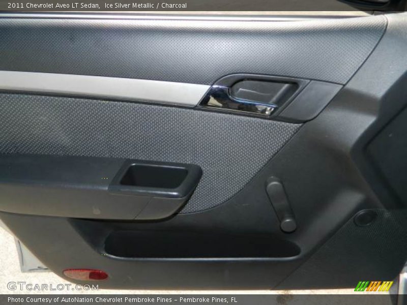 Ice Silver Metallic / Charcoal 2011 Chevrolet Aveo LT Sedan