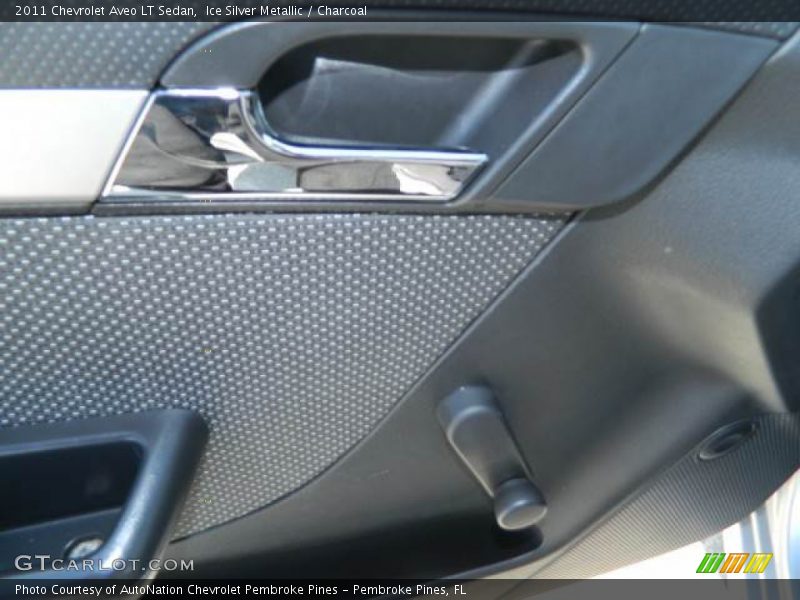 Ice Silver Metallic / Charcoal 2011 Chevrolet Aveo LT Sedan