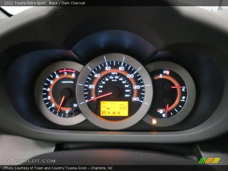 Black / Dark Charcoal 2012 Toyota RAV4 Sport