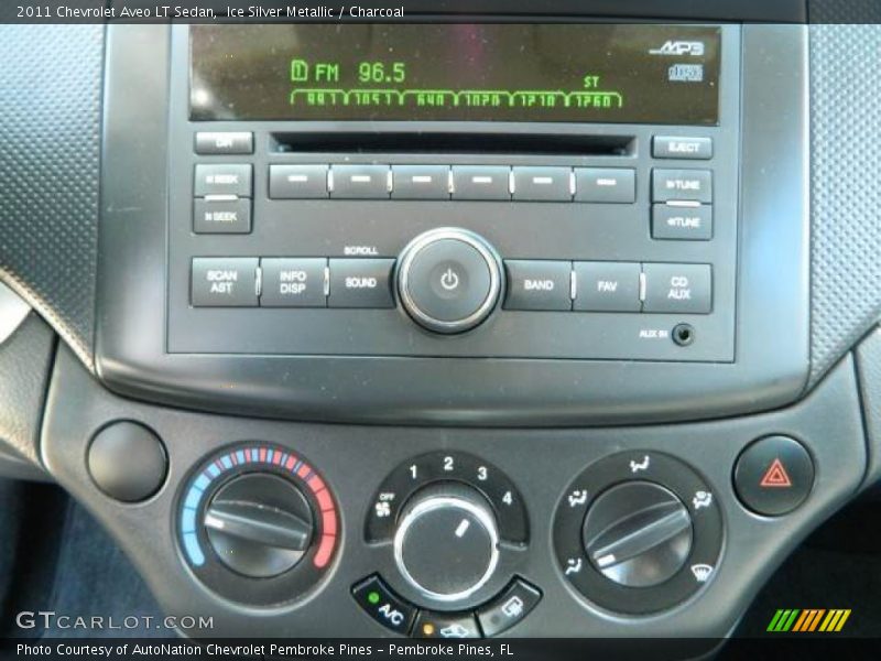 Ice Silver Metallic / Charcoal 2011 Chevrolet Aveo LT Sedan