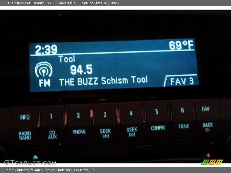 Silver Ice Metallic / Black 2011 Chevrolet Camaro LT/RS Convertible