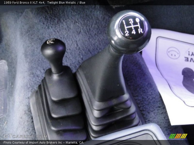  1989 Bronco II XLT 4x4 5 Speed Manual Shifter