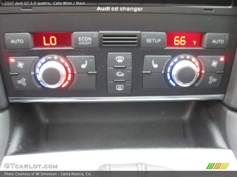 Calla White / Black 2007 Audi Q7 3.6 quattro
