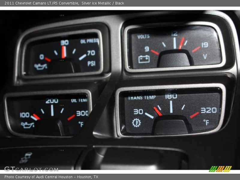 Silver Ice Metallic / Black 2011 Chevrolet Camaro LT/RS Convertible