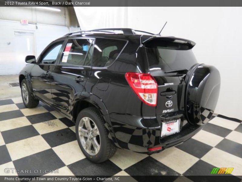 Black / Dark Charcoal 2012 Toyota RAV4 Sport