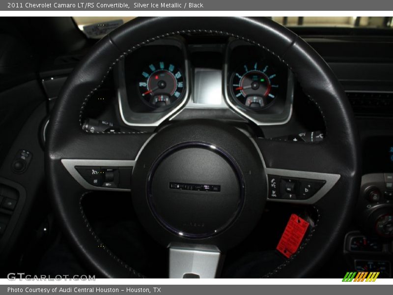 Silver Ice Metallic / Black 2011 Chevrolet Camaro LT/RS Convertible