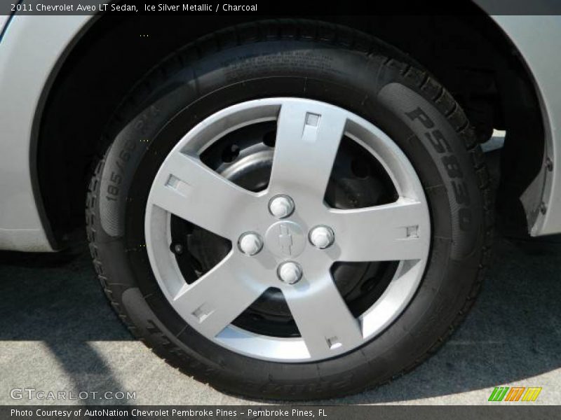 Ice Silver Metallic / Charcoal 2011 Chevrolet Aveo LT Sedan