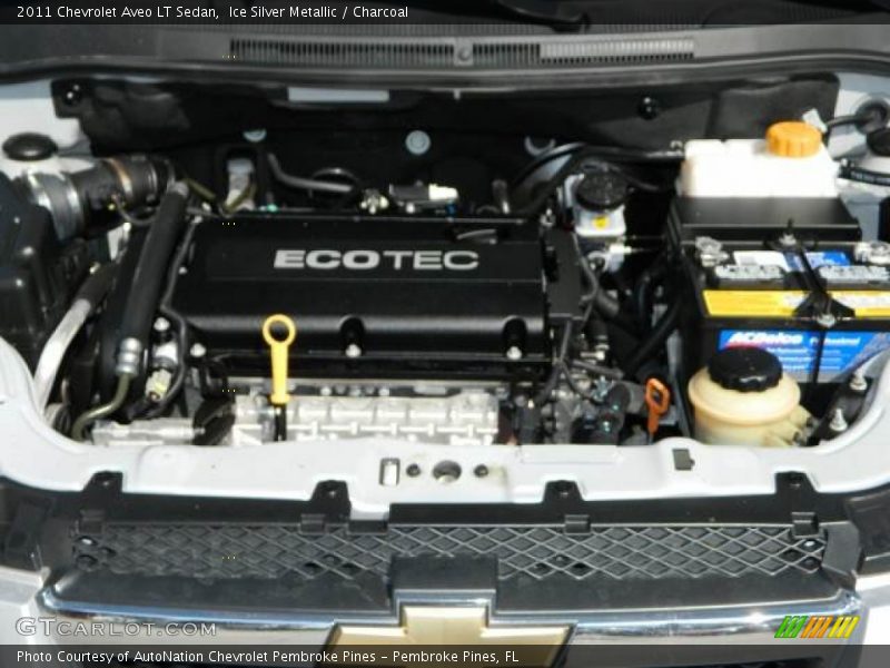 Ice Silver Metallic / Charcoal 2011 Chevrolet Aveo LT Sedan