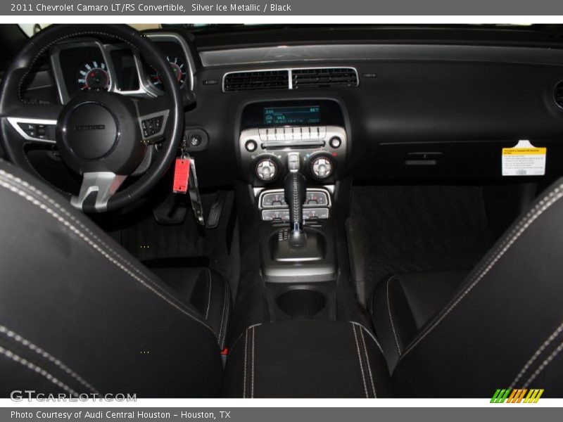 Silver Ice Metallic / Black 2011 Chevrolet Camaro LT/RS Convertible