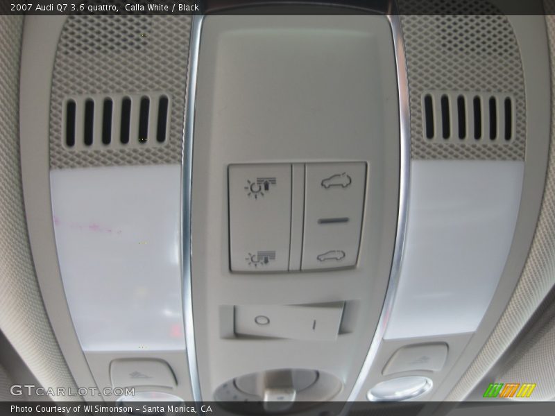 Calla White / Black 2007 Audi Q7 3.6 quattro
