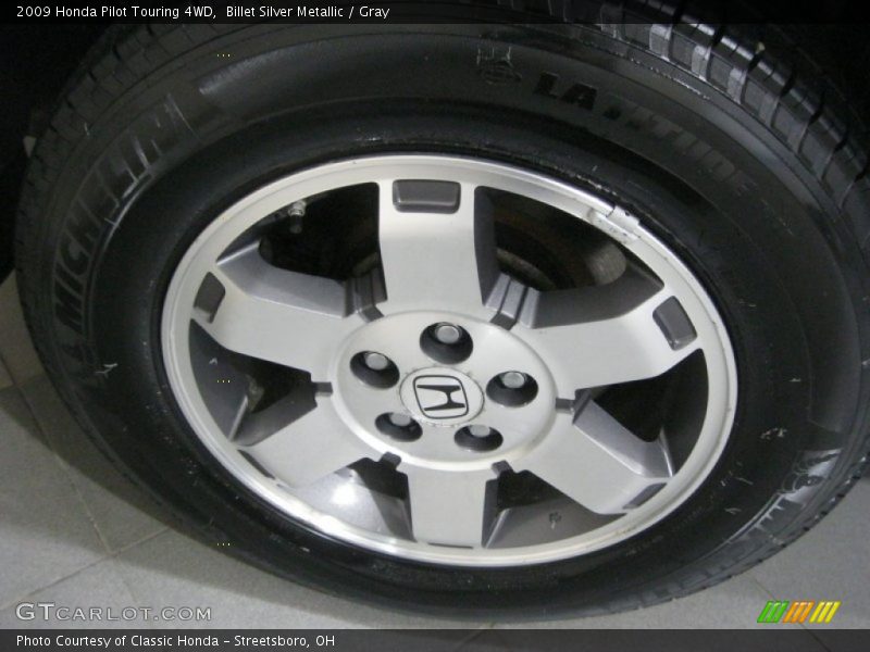 Billet Silver Metallic / Gray 2009 Honda Pilot Touring 4WD