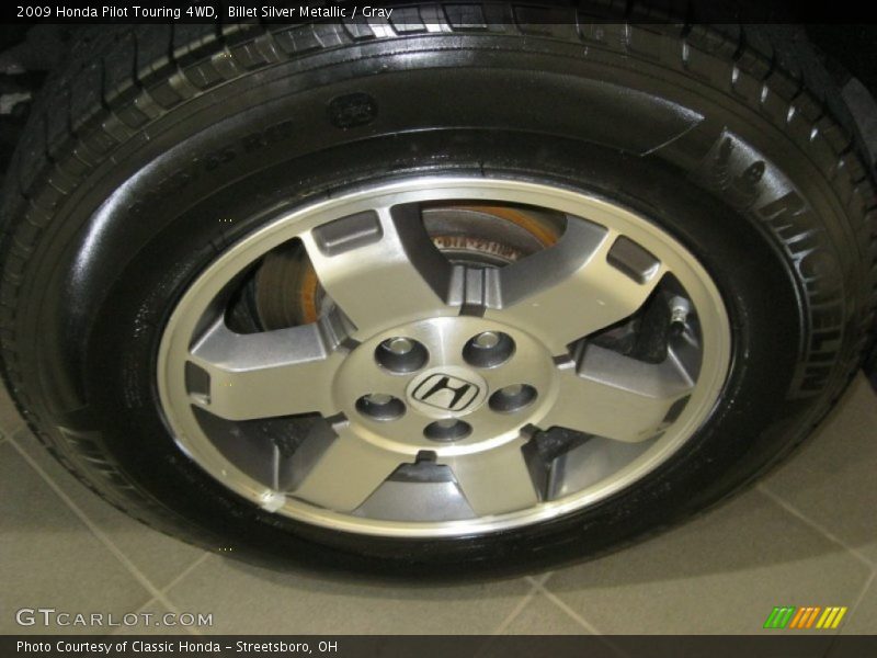 Billet Silver Metallic / Gray 2009 Honda Pilot Touring 4WD