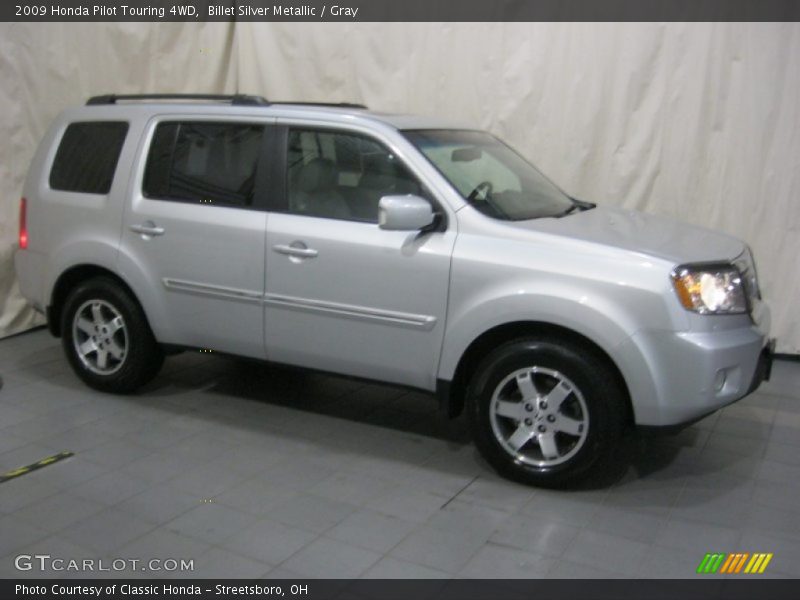 Billet Silver Metallic / Gray 2009 Honda Pilot Touring 4WD