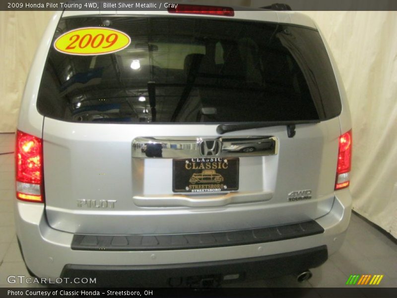 Billet Silver Metallic / Gray 2009 Honda Pilot Touring 4WD
