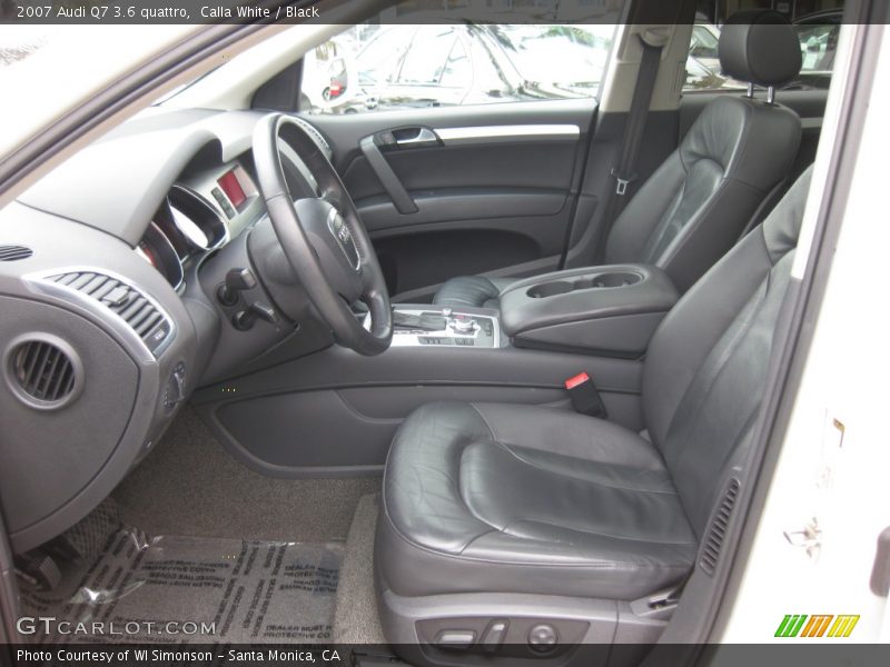 Calla White / Black 2007 Audi Q7 3.6 quattro
