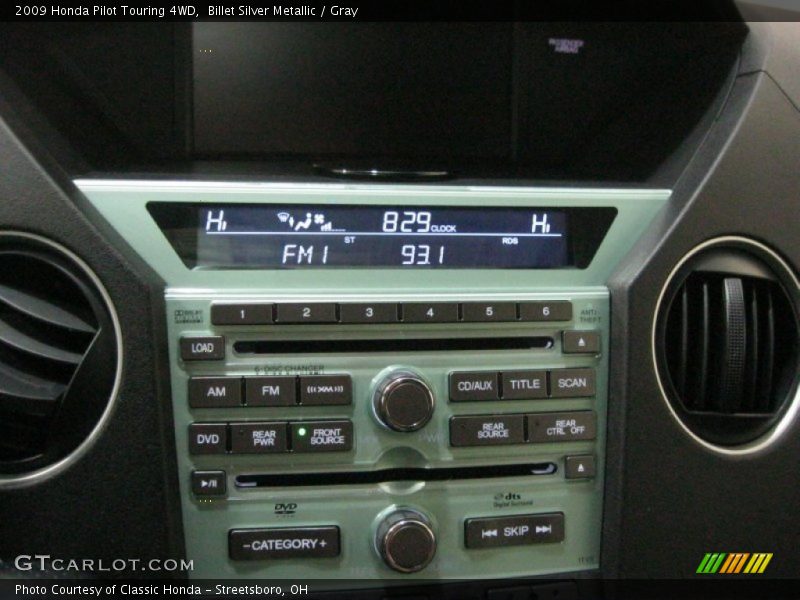Billet Silver Metallic / Gray 2009 Honda Pilot Touring 4WD