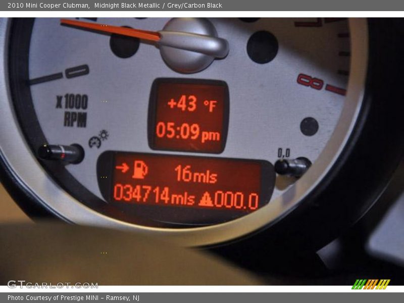Midnight Black Metallic / Grey/Carbon Black 2010 Mini Cooper Clubman