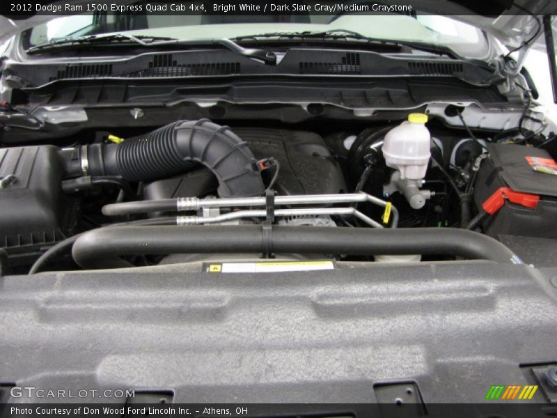 Bright White / Dark Slate Gray/Medium Graystone 2012 Dodge Ram 1500 Express Quad Cab 4x4