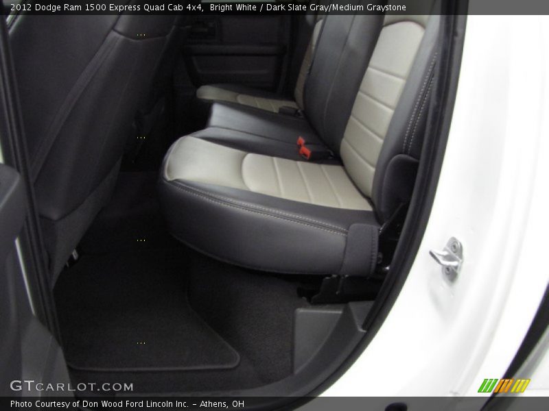 Bright White / Dark Slate Gray/Medium Graystone 2012 Dodge Ram 1500 Express Quad Cab 4x4