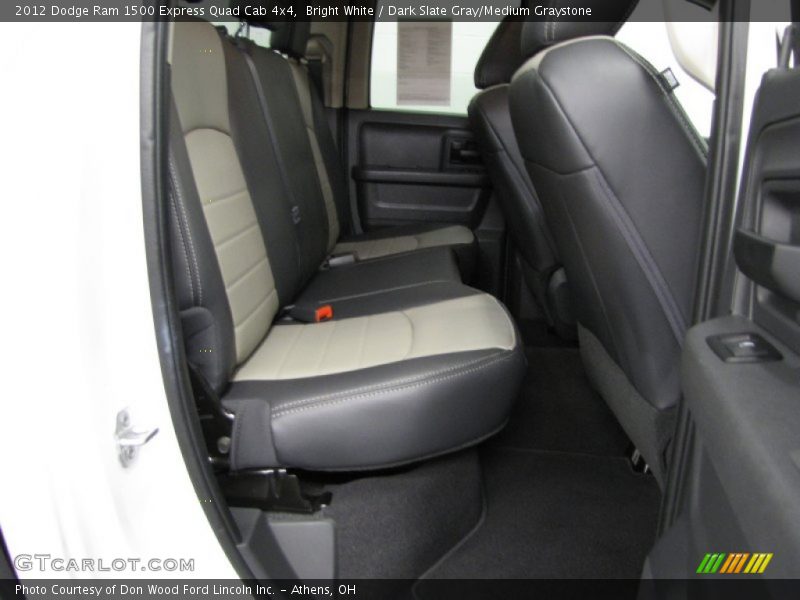 Bright White / Dark Slate Gray/Medium Graystone 2012 Dodge Ram 1500 Express Quad Cab 4x4