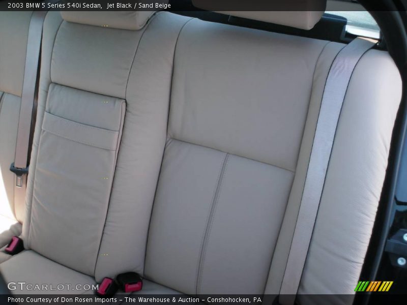 Jet Black / Sand Beige 2003 BMW 5 Series 540i Sedan