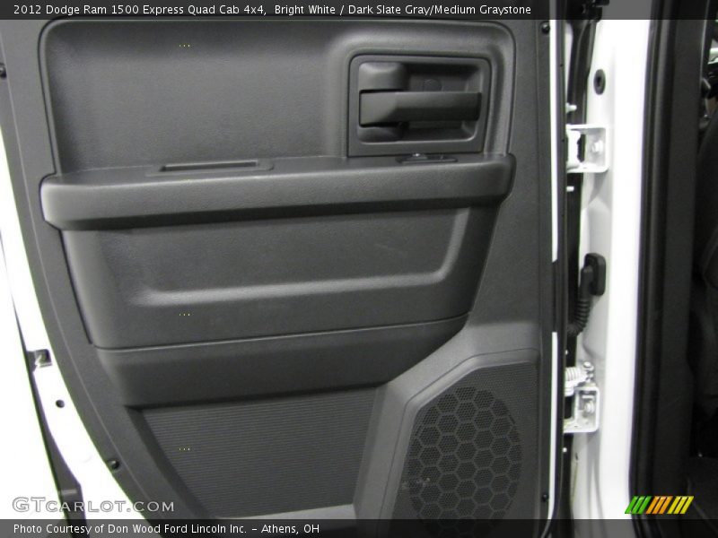 Bright White / Dark Slate Gray/Medium Graystone 2012 Dodge Ram 1500 Express Quad Cab 4x4