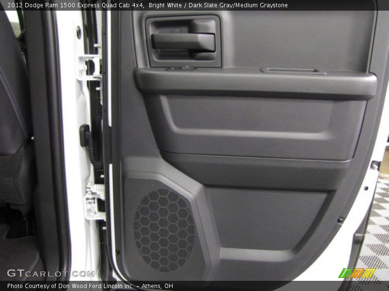 Bright White / Dark Slate Gray/Medium Graystone 2012 Dodge Ram 1500 Express Quad Cab 4x4