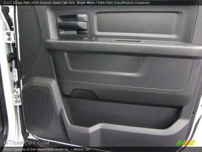 Bright White / Dark Slate Gray/Medium Graystone 2012 Dodge Ram 1500 Express Quad Cab 4x4