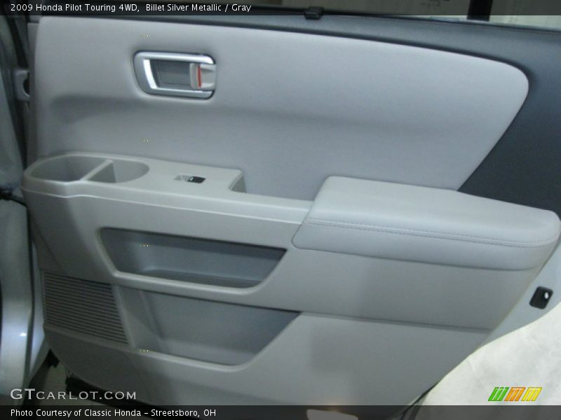 Billet Silver Metallic / Gray 2009 Honda Pilot Touring 4WD