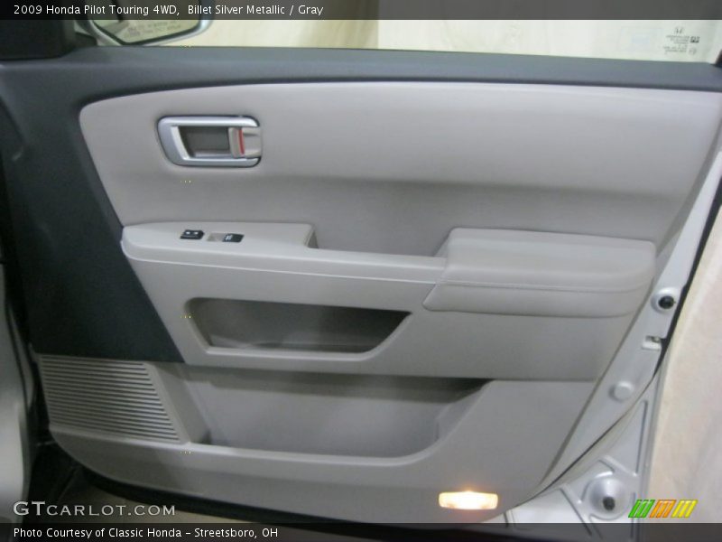 Billet Silver Metallic / Gray 2009 Honda Pilot Touring 4WD
