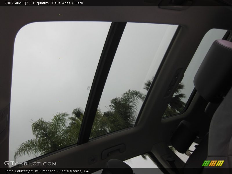 Calla White / Black 2007 Audi Q7 3.6 quattro