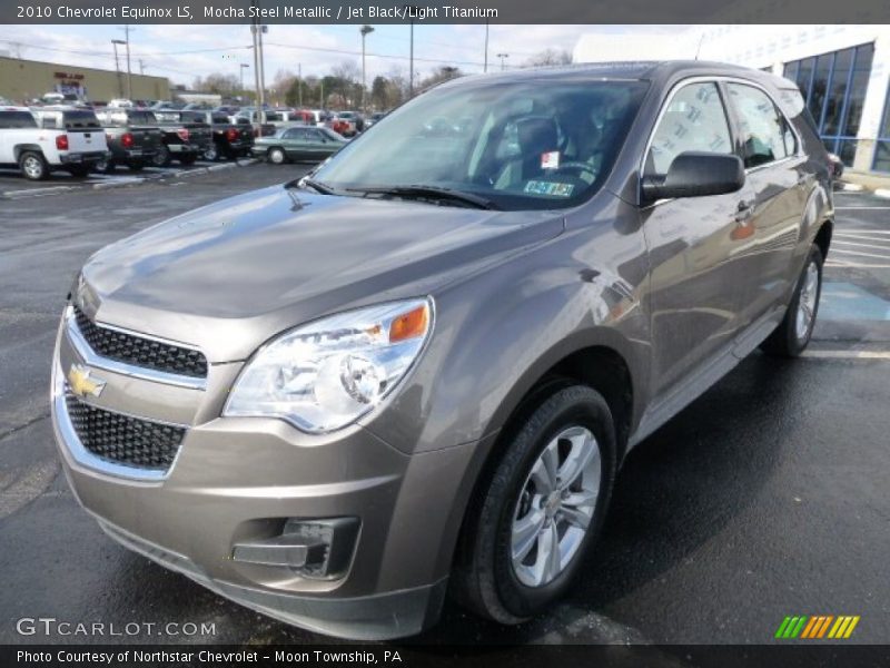 Mocha Steel Metallic / Jet Black/Light Titanium 2010 Chevrolet Equinox LS