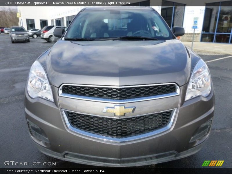 Mocha Steel Metallic / Jet Black/Light Titanium 2010 Chevrolet Equinox LS