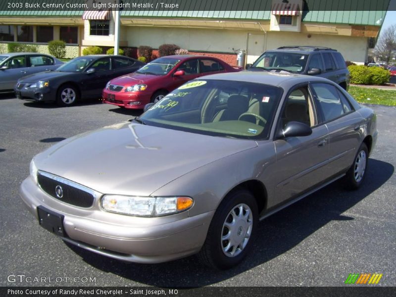 Light Sandrift Metallic / Taupe 2003 Buick Century Custom