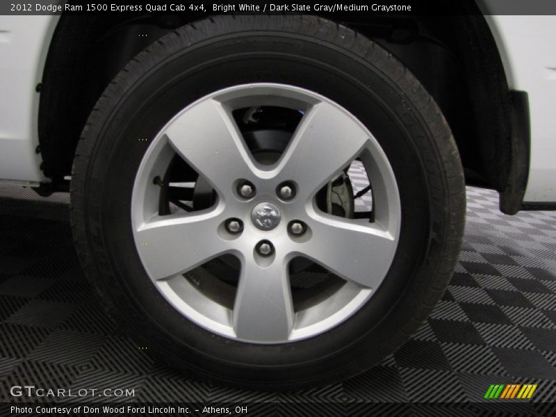Bright White / Dark Slate Gray/Medium Graystone 2012 Dodge Ram 1500 Express Quad Cab 4x4