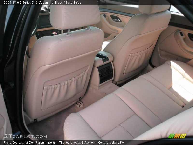 Jet Black / Sand Beige 2003 BMW 5 Series 540i Sedan