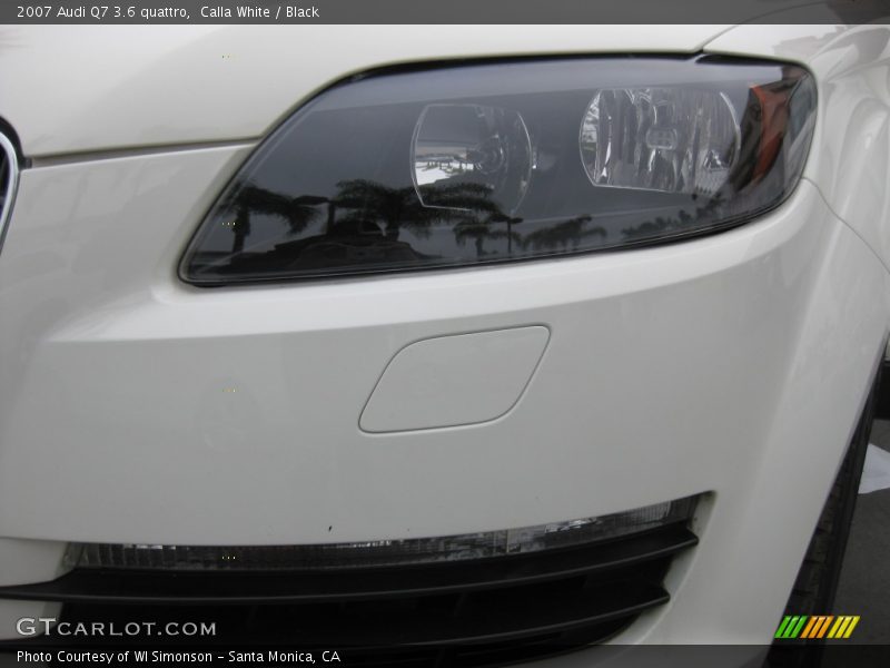 Calla White / Black 2007 Audi Q7 3.6 quattro