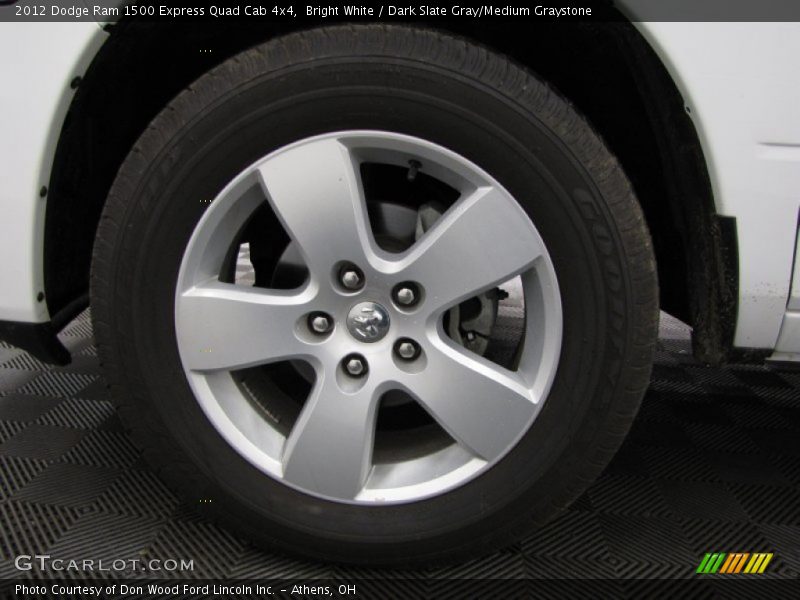 Bright White / Dark Slate Gray/Medium Graystone 2012 Dodge Ram 1500 Express Quad Cab 4x4