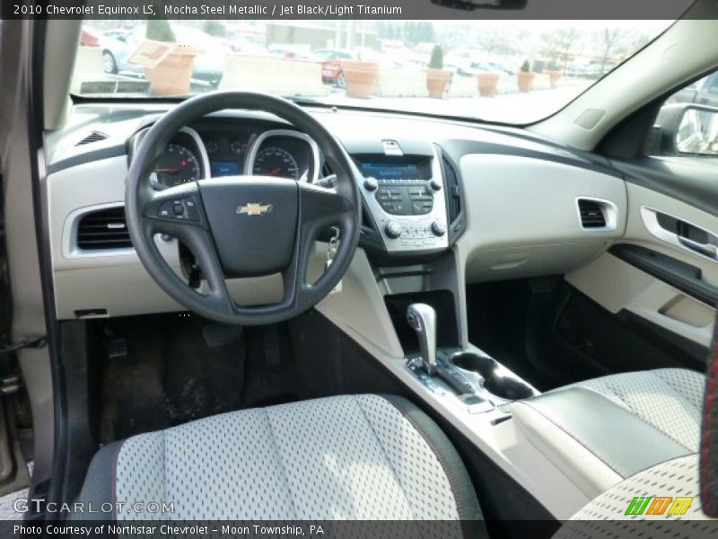 Mocha Steel Metallic / Jet Black/Light Titanium 2010 Chevrolet Equinox LS
