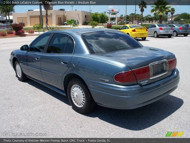 Titanium Blue Metallic / Medium Blue 2000 Buick LeSabre Custom