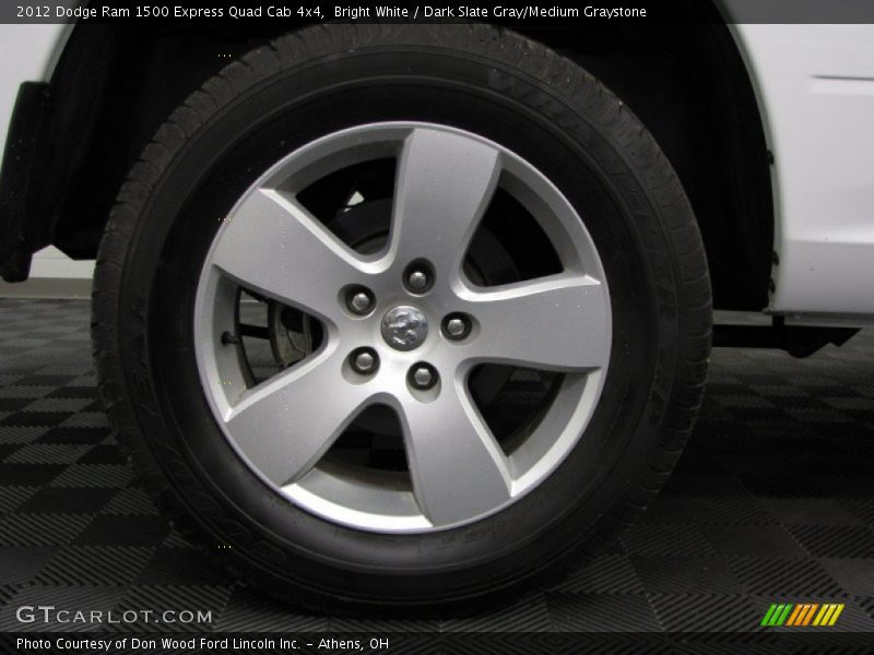 Bright White / Dark Slate Gray/Medium Graystone 2012 Dodge Ram 1500 Express Quad Cab 4x4