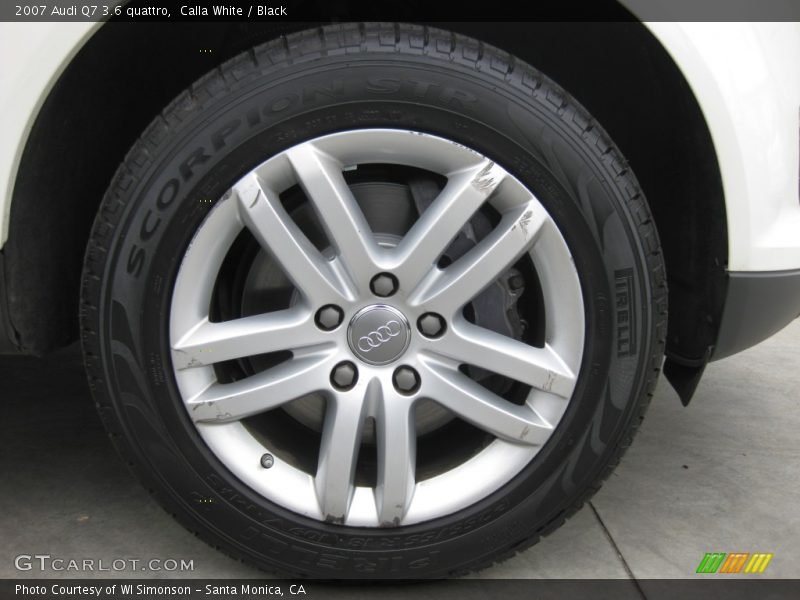 Calla White / Black 2007 Audi Q7 3.6 quattro