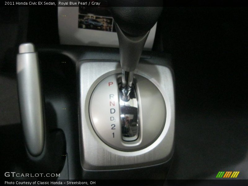 Royal Blue Pearl / Gray 2011 Honda Civic EX Sedan