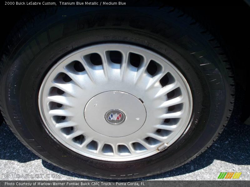 Titanium Blue Metallic / Medium Blue 2000 Buick LeSabre Custom