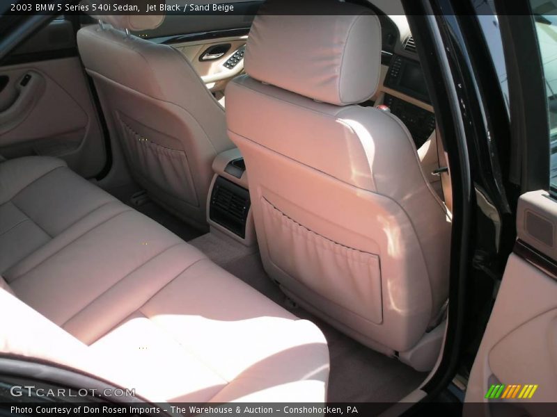 Jet Black / Sand Beige 2003 BMW 5 Series 540i Sedan