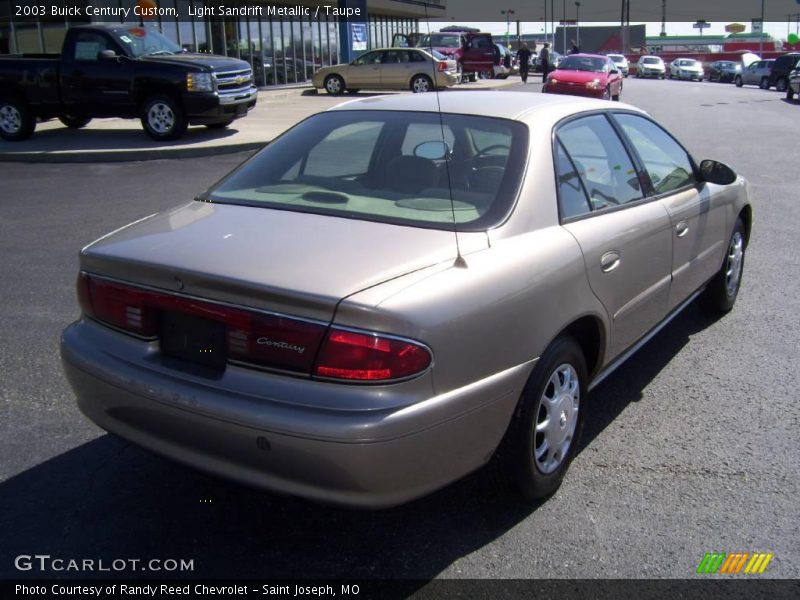 Light Sandrift Metallic / Taupe 2003 Buick Century Custom